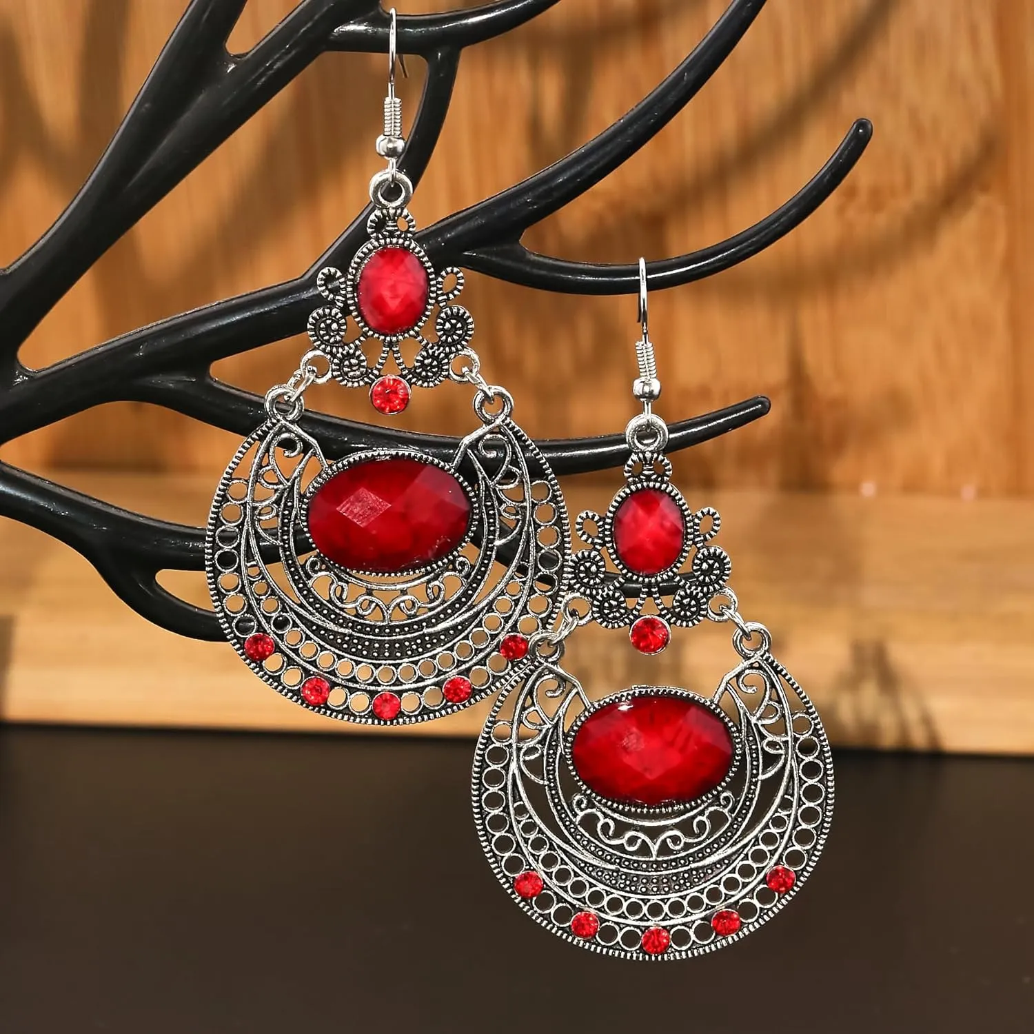 Bohemian Earrings for Women Boho Vintage Ethnic Style Dangle Earrings Hippie Palace Earrings Jewelry