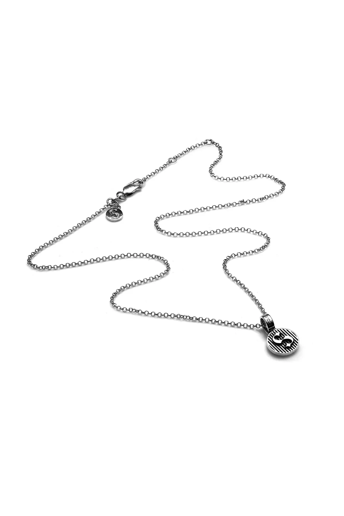 Corrugated Pendant Necklace