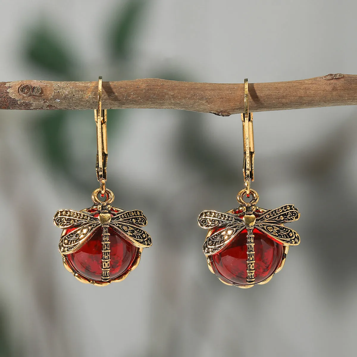 Fashion Retro Dragonfly Earrings